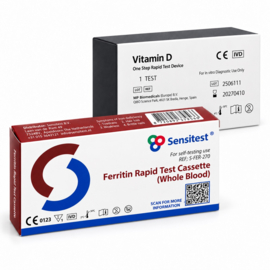 Vitamine D + IJzer – 2 Zelftesten voor Thuis