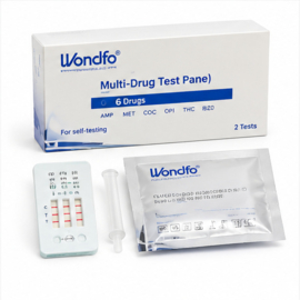 Drugstest – multitest 6 stoffen (urine, 2 stuks)