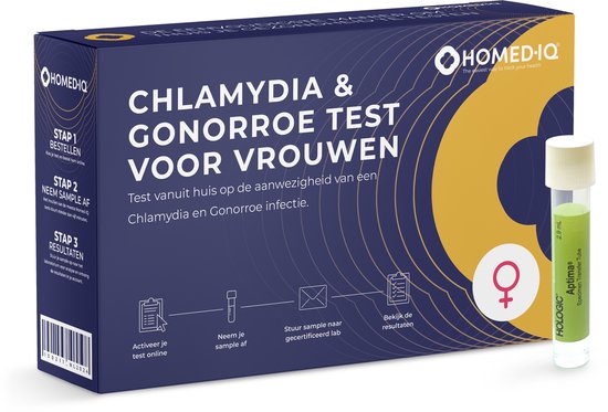 CHLAMYDIA & GONORROE  TEST VROUW
