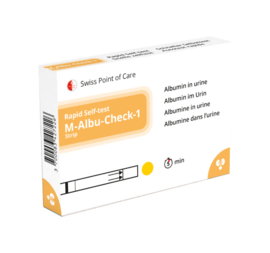 NIERTEST - M-AlBU-CHECK 1 STRIP (NIERFALEN) ZELFTEST