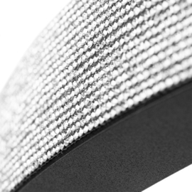 Half Moon LED Lamp zwart met zirconia- 35W