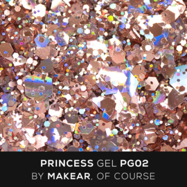 MAKEAR PG02 Princess Gel - Rose Gold 5ml