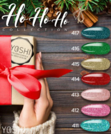Yoshi Gelpolish Ho Ho Ho Collection 7x 6ml - Hema & TPO Free