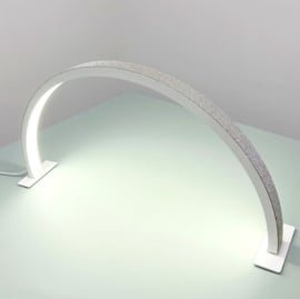 Half Moon LED Lamp wit met strass steentjes