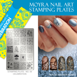 Moyra Stamping Plate 09 - Celebration