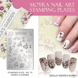 Moyra Stamping Plate 75 - Norka's Garden
