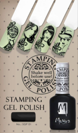 Moyra Stamping Gel Polish sgp01 - Black