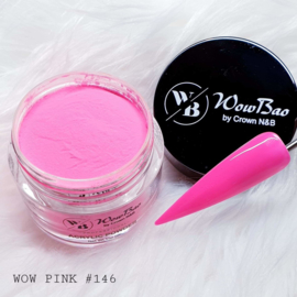 146 WOW Pink WowBao Acrylic Powder - 28g