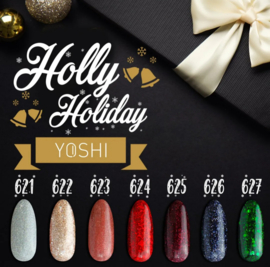 Yoshi Gelpolish Holly Holiday Collection 7 x 6ml - TPO Free