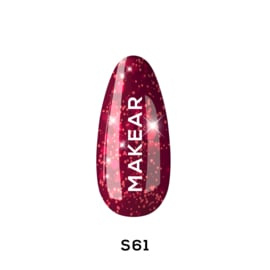 MAKEAR Gelpolish S61 / Cherry Star 8ml
