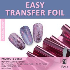 Moyra Easy Foil Rose 03