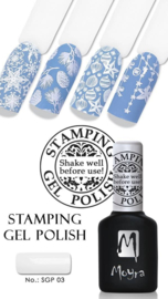 Moyra Stamping Gel Polish sgp03 - White