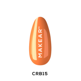 MAKEAR Color Rubber Base  -  CRB15 Sparkling Orange 8ml