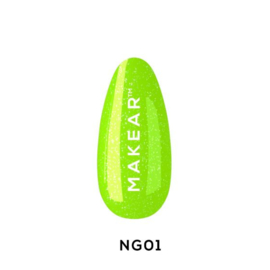 MAKEAR  Gelpolish NG01 Jamaica / Neon Glitter 8ml