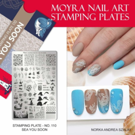 Moyra Stamping Plate 110 - Sea your soon