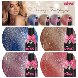 Diva Gellak Cat Eye, Diva's Fantasy Collection - 4 delig