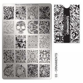 Moyra Stamping Plate 03 - Ornaments