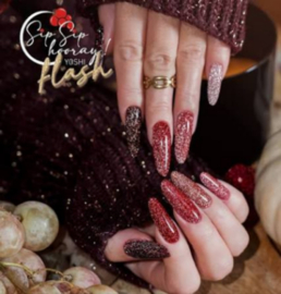 Yoshi Gelpolish Sip Sip Hooray - No Way, Rosé 6ml - 143 - Reflective - HEMA & TPO Free