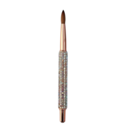 Acrylic Brush With Diamonds - Size 8