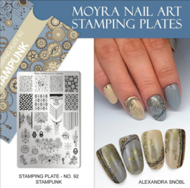 Moyra Stamping Plate 92 - Stampunk