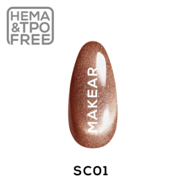 Makear gelpolish SC01 Silk Cat Eye