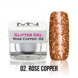 Glitter Gel 02 - Rose Copper