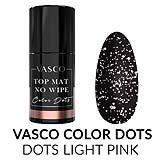 Vasco No Wipe Matte Top Dots Light Pink  7ml