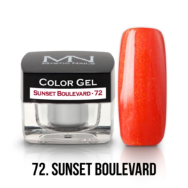 Color gel 72 - Sunset Boulevard