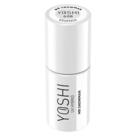 Yoshi Gelpolish Essence - Mr Snowman 6ml - 608 (wit) - TPO Free