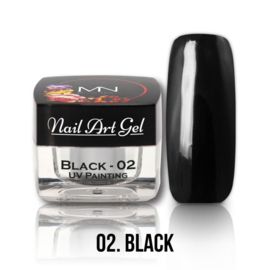 UV Painting Nail Art Gel  - 02 - Black 4g