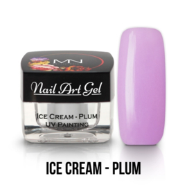 UV Painting Nail Art Gel - Ice Cream - Plum 4g