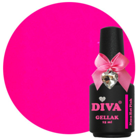 Diva Gellak Neon Hot Pink 15ml