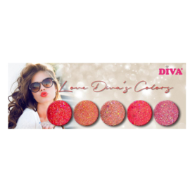 5-Delige set Diamondline Love Diva's Colors