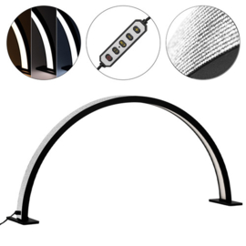 Half Moon LED Lamp zwart met zirconia- 35W