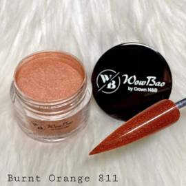 811 Burnt Orange WowBao Acrylic Powder - 28g