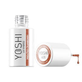 Yoshi Gelpolish Holly Holiday - Frosted Cranberry 6ml - 623 - TPO Free