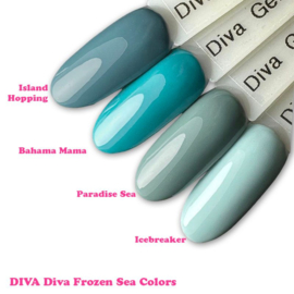Diva Hema Free Gellak Frozen Sea Colors 4-delig