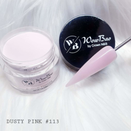 113 Dusty Pink WowBao Acrylic Powder 28g