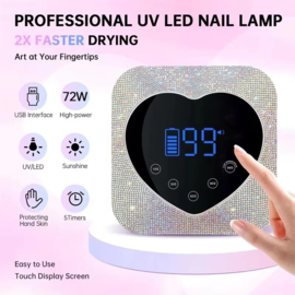 UV/LED lamp AB Silver Diamonds