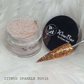 PG516 Citrus Sparkle WowBao Acrylic Powder - 28g