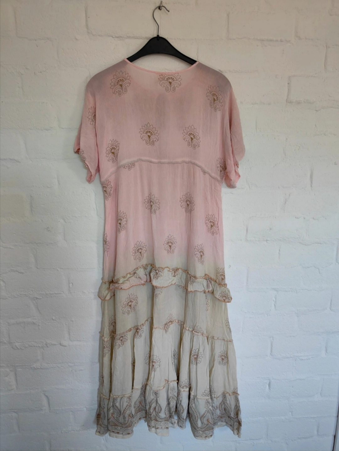 Bohemian jurk met borduursel en pailletten