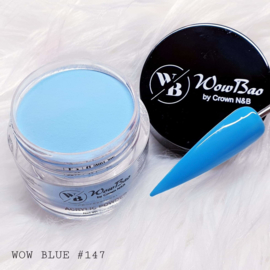 147 WOW Blue WowBao Acrylic Powder - 28g