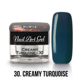 UV Painting Nail Art Gel  - 30 - Creamy Turquoise 4g