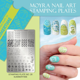 Moyra Stamping Plate 26 - Summertime