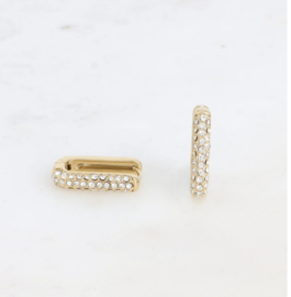 Creoolse Oorbellen Met Strass Steentjes