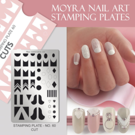 Moyra Stamping Plate 60 - Cuts