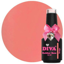 Diva Rubber Base Rouge 15ml