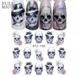 Water Decals Skulls