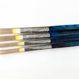 4 Delige Gelpenselen Set Blauw
