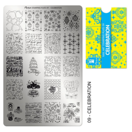 Moyra Stamping Plate 09 - Celebration